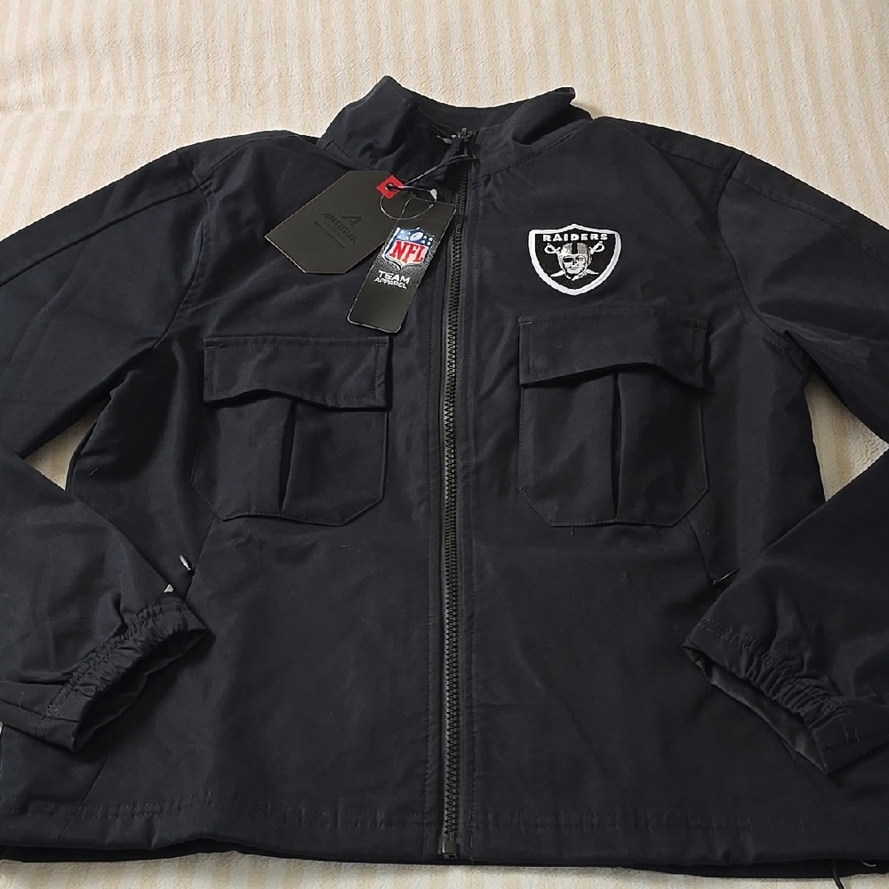 Antigua Las Vegas Raiders Womens Even Par Jacket Size:XS